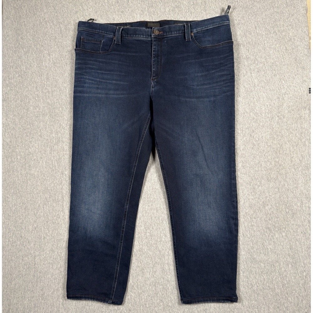 Alberto Pipe Jeans Mens Size 40x30 Regular Slim Fit Dark Denim Stretch‎ Premium